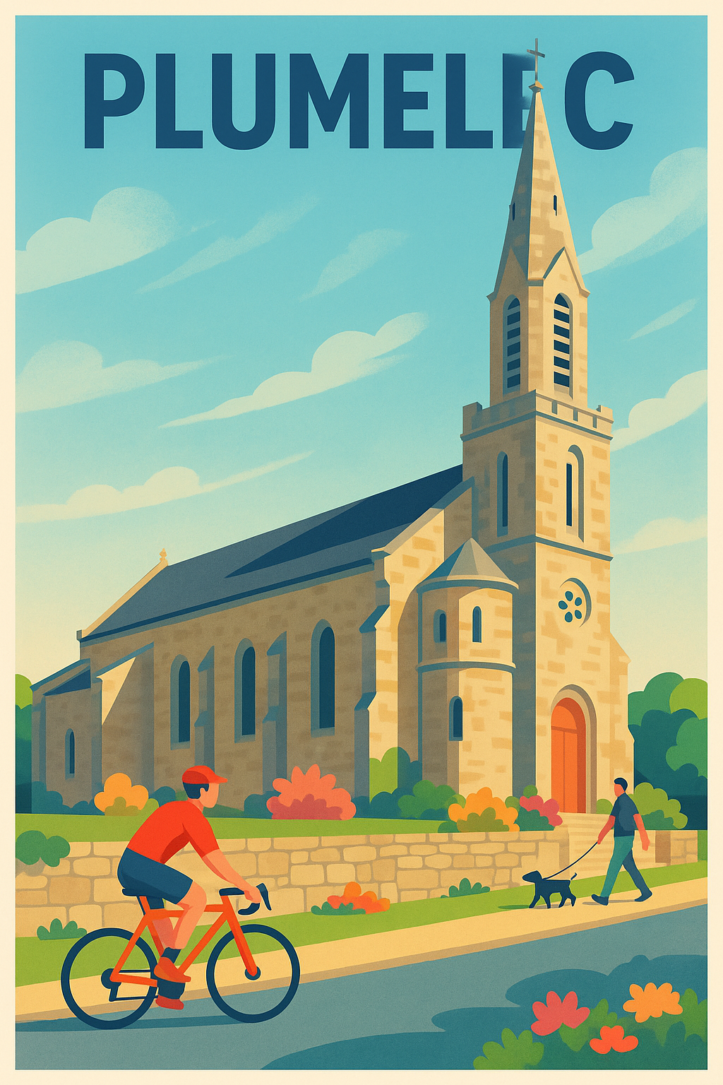 Affiche de Plumelec - Charme et sérénité au cœur de la Bretagne