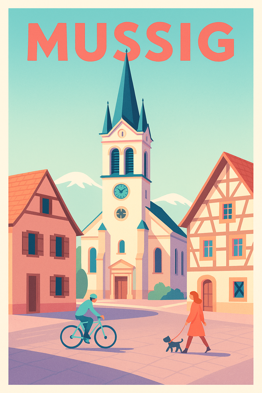 Affiche de Mussig - Charme et Sérénité au Cœur de l'Alsace