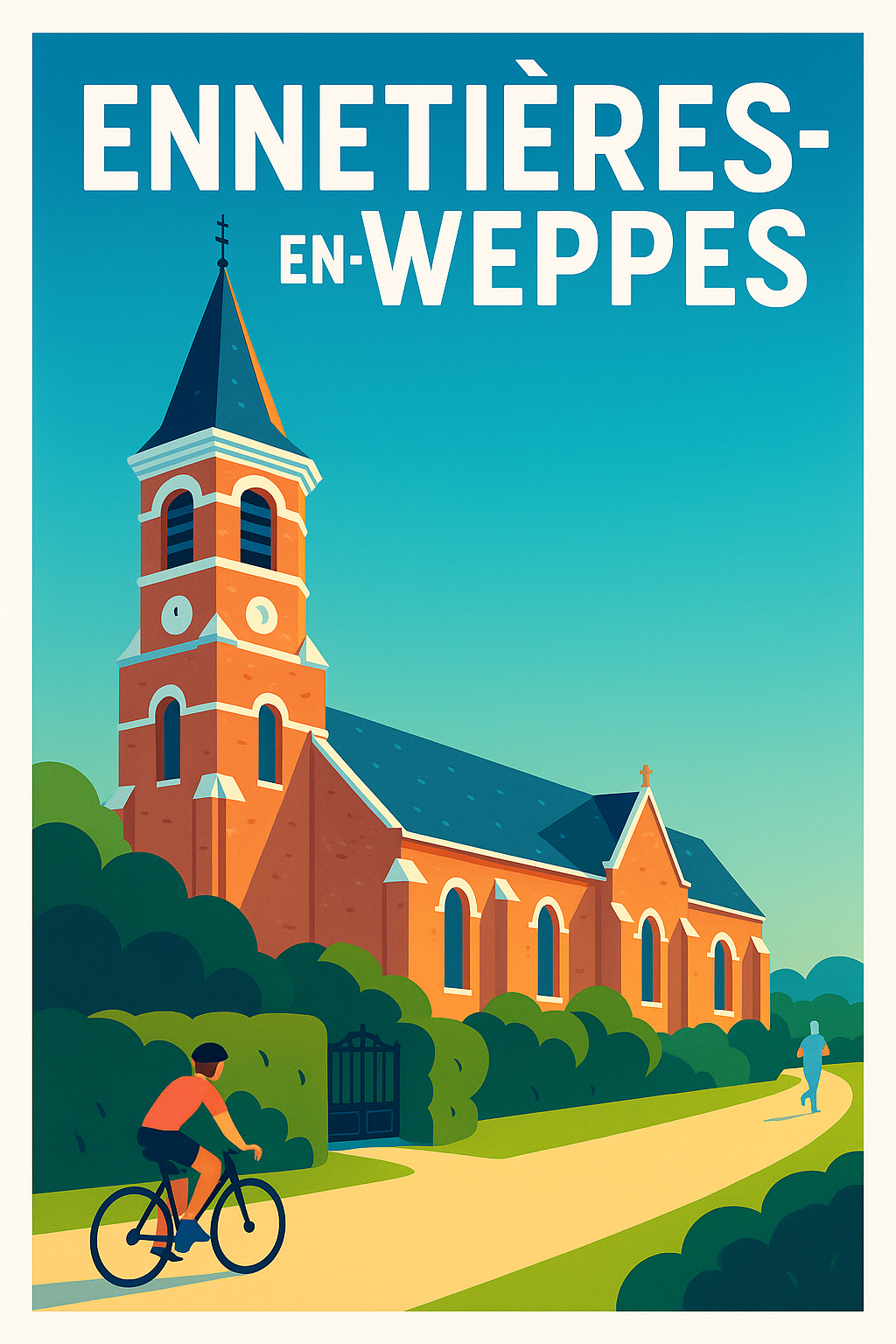 Affiche de Ennetières-en-Weppes - Charme paisible et architectural