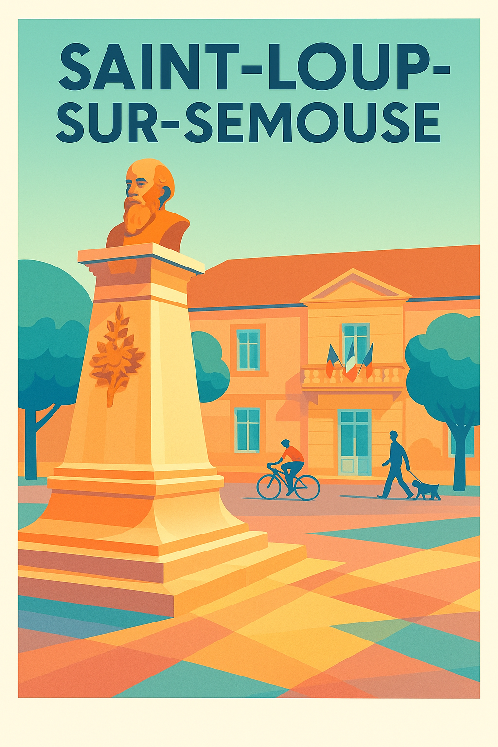 Affiche de Saint-Loup-sur-Semouse - Charme et histoire au cœur de la commune