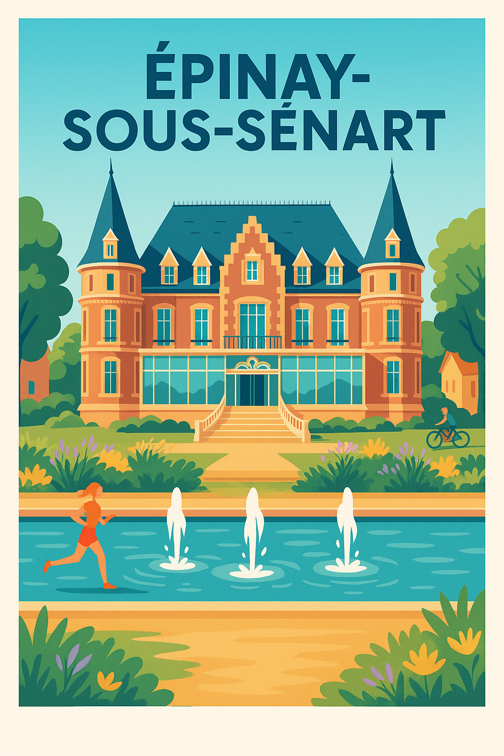 Affiche de Épinay-sous-Sénart - Élégance et Sérénité au Château