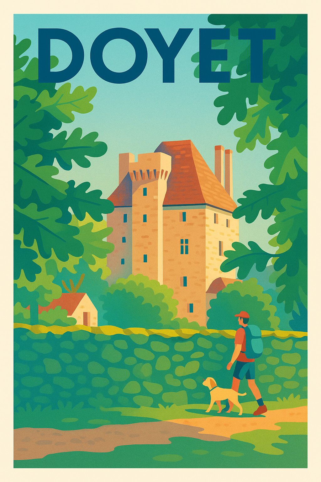 Affiche de Doyet - Une balade bucolique au cœur de la nature