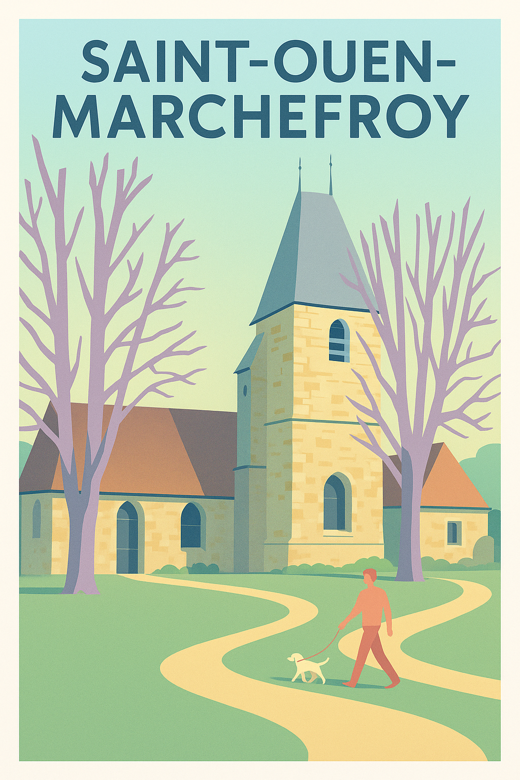 Affiche de Saint-Ouen-Marchefroy - Charme et Sérénité en Pays Normand