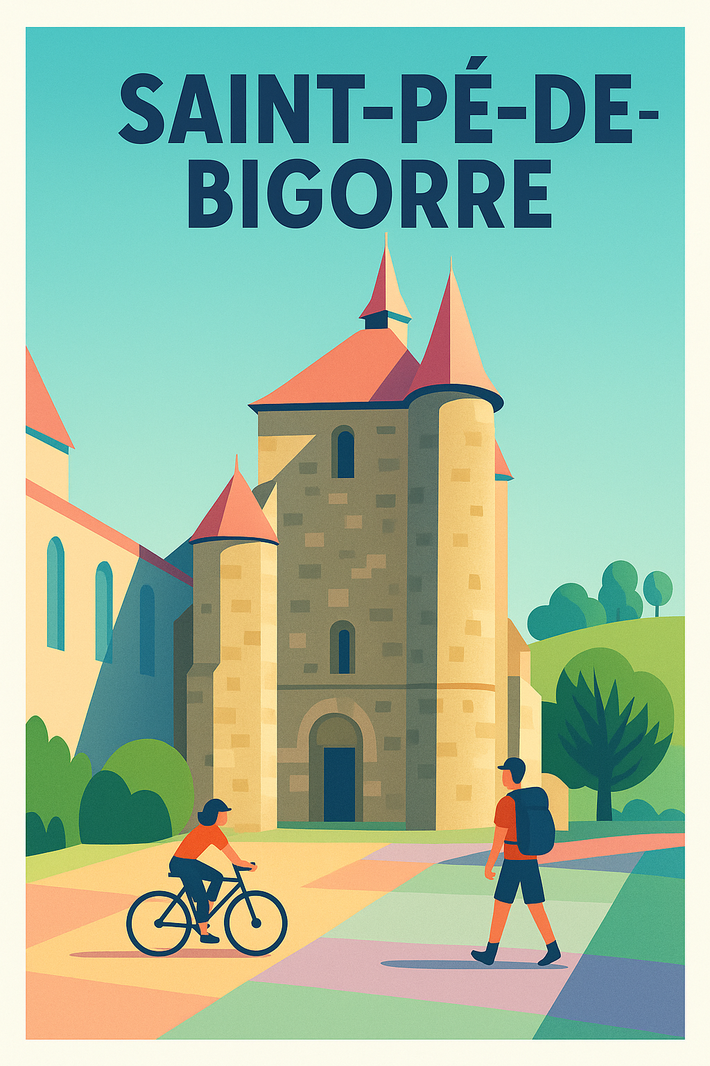 Affiche de Saint-Pé-de-Bigorre - Charme historique et découvertes en plein air