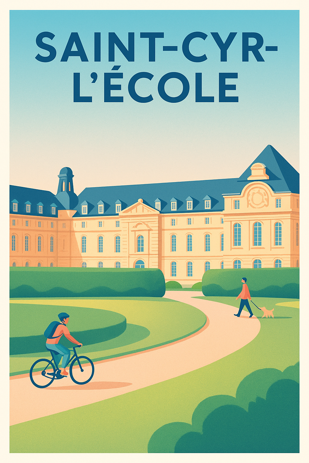 Affiche de Saint-Cyr-l'École - Charme et sérénité au cœur de la ville