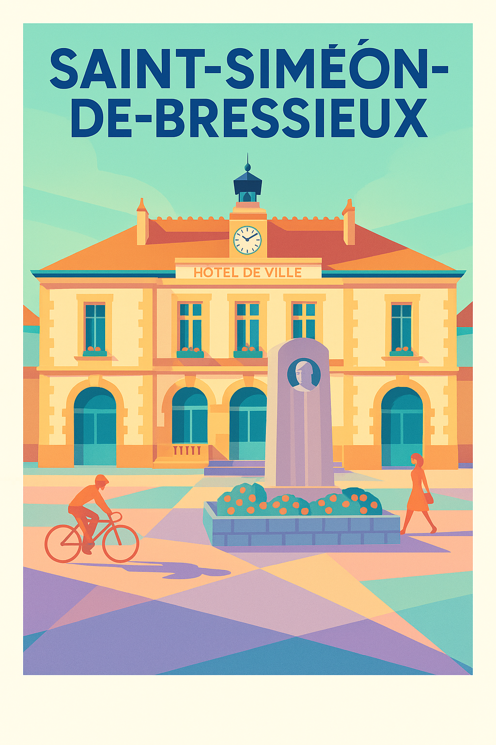 Affiche de Saint-Siméon-de-Bressieux - Charme et douceur au cœur de la ville
