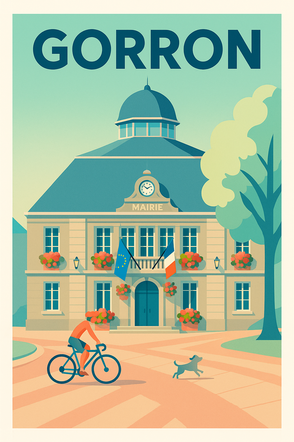 Affiche de Gorron - Charme et Sérénité au Cœur de la Ville