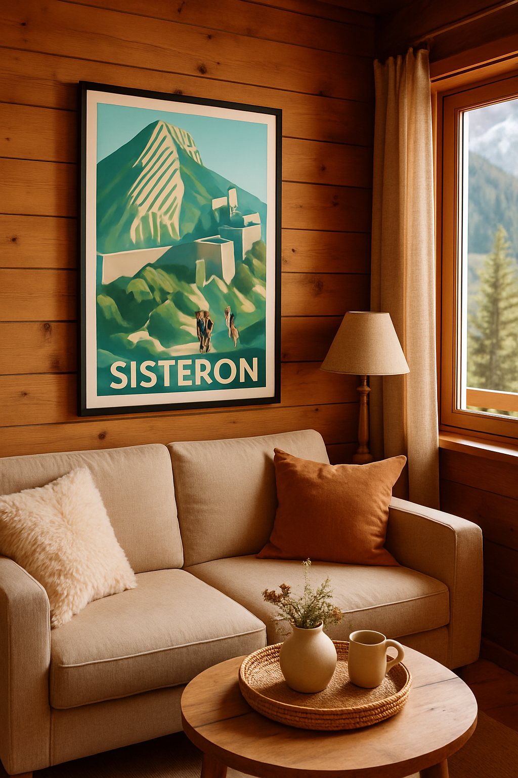 Mise en situation Affiche de Sisteron - Escapade nature au pied de la citadelle