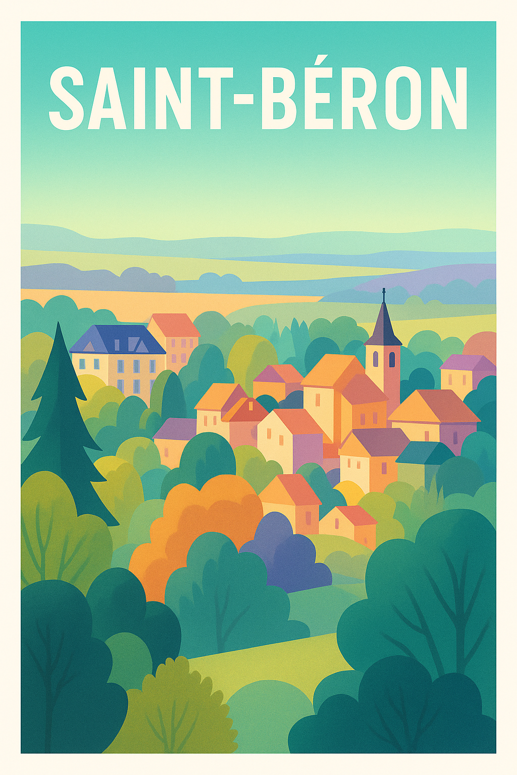 Affiche de Saint-Béron - L'évasion bucolique au cœur de la nature