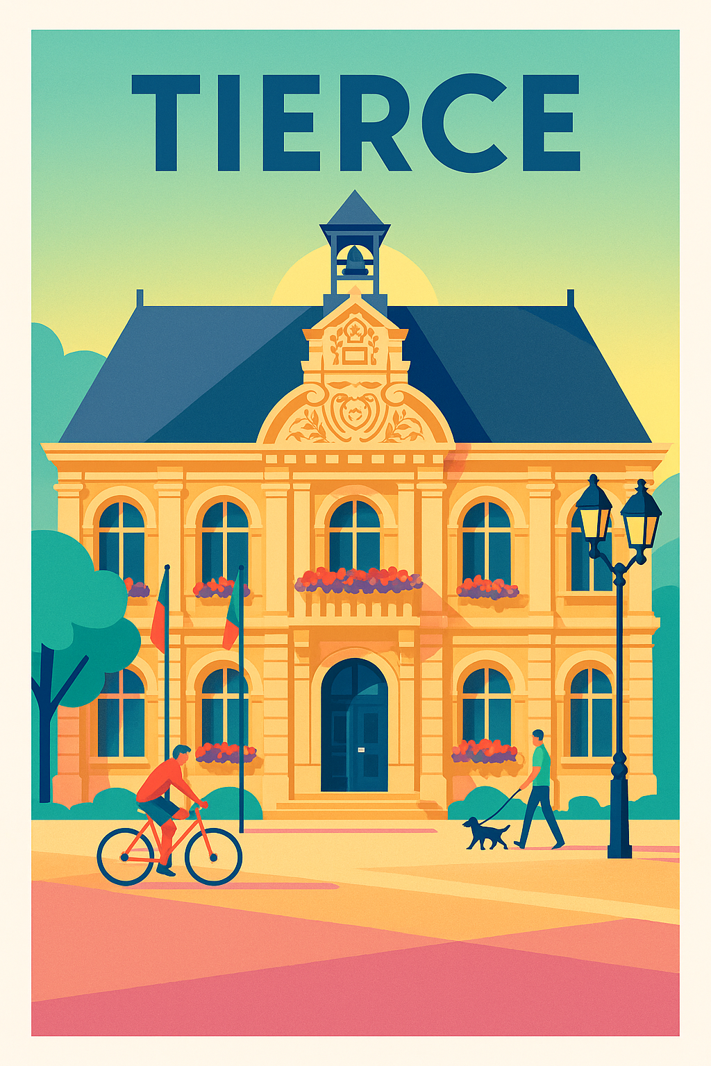 Affiche de Tiercé - L'élégance intemporelle au cœur de la ville