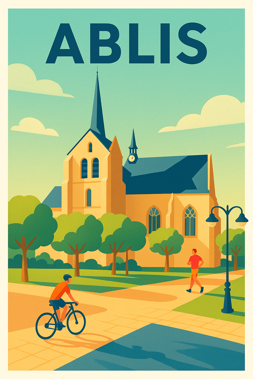 Affiche de Ablis - Une escapade paisible entre nature et patrimoine