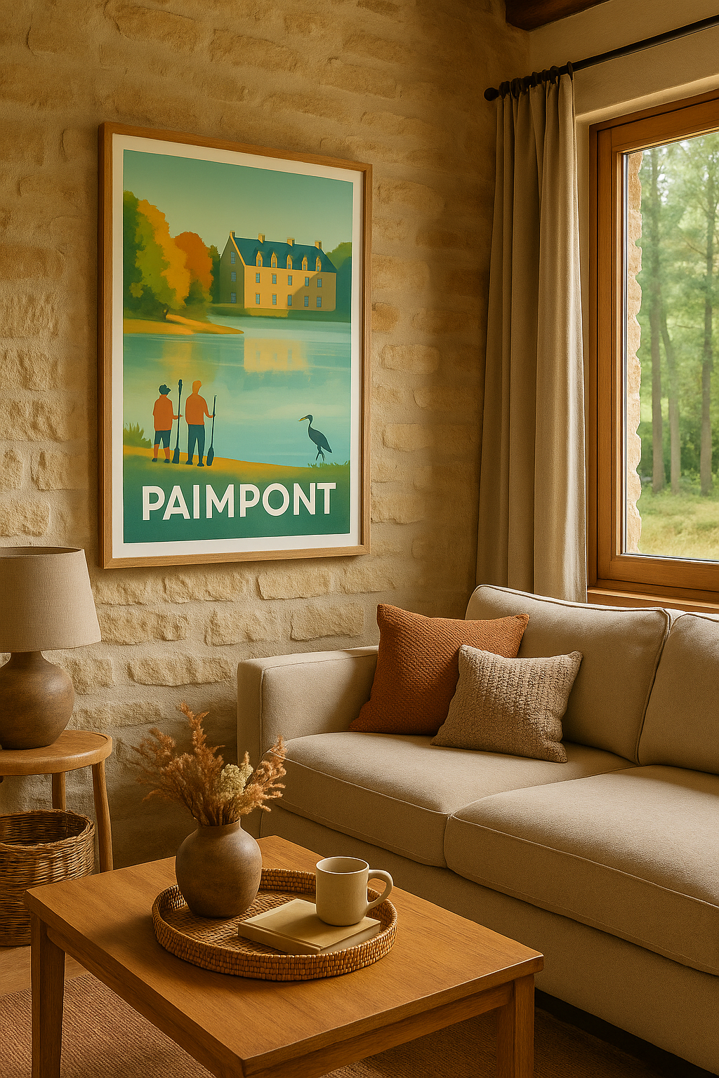 Mise en situation Affiche de Paimpont - Évasion au bord de l'eau