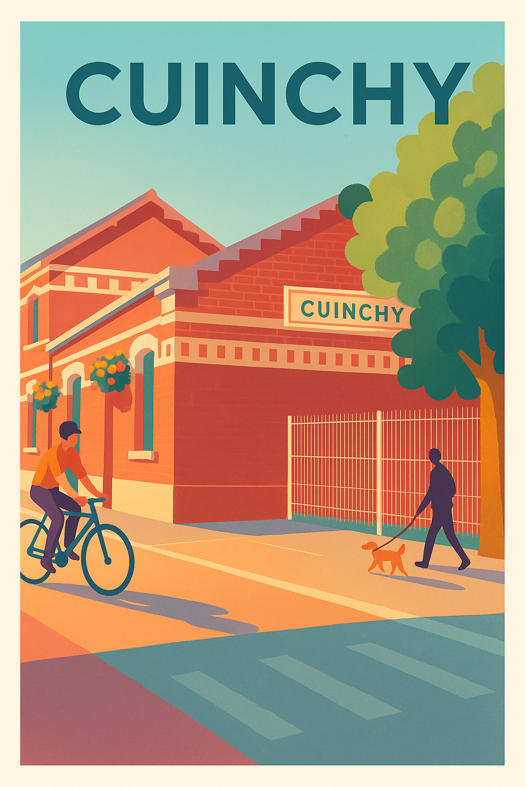 Affiche de Cuinchy - Charme et douceur de vie au cœur de la ville