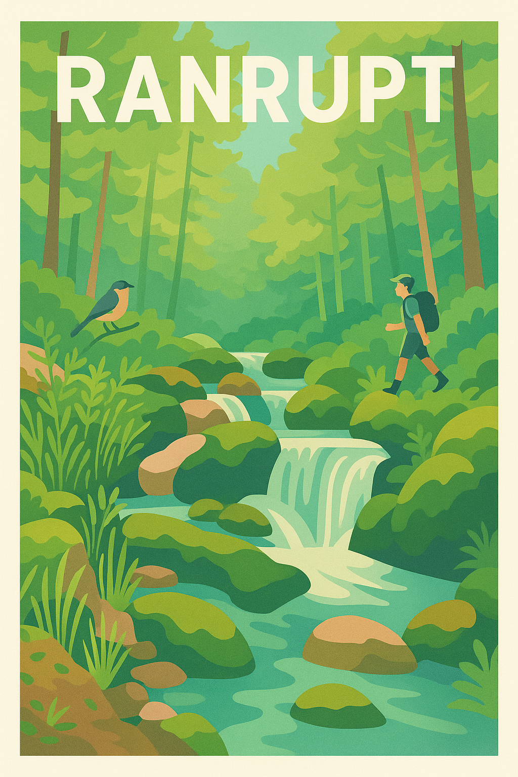 Affiche de Ranrupt - Invitation à la randonnée en pleine nature