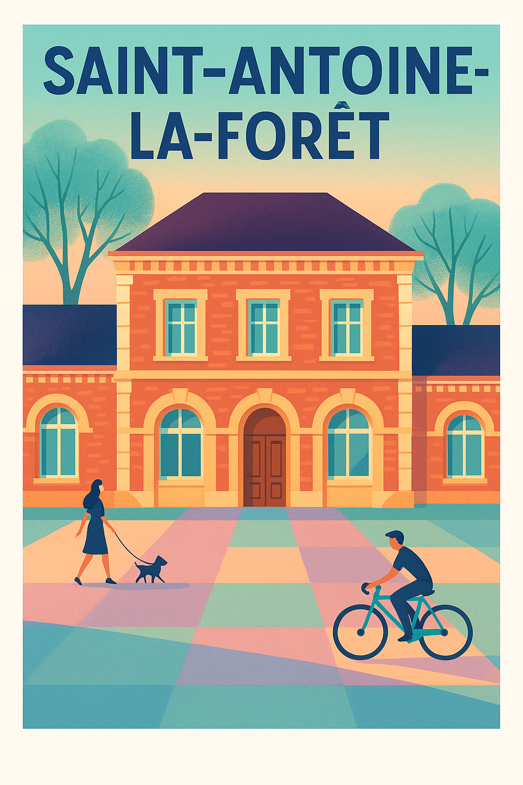 Affiche de Saint-Antoine-la-Forêt - Charme et douceur de vivre