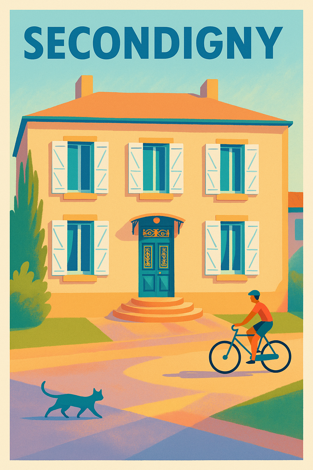 Affiche de Secondigny - Une balade paisible dans la douceur du quotidien
