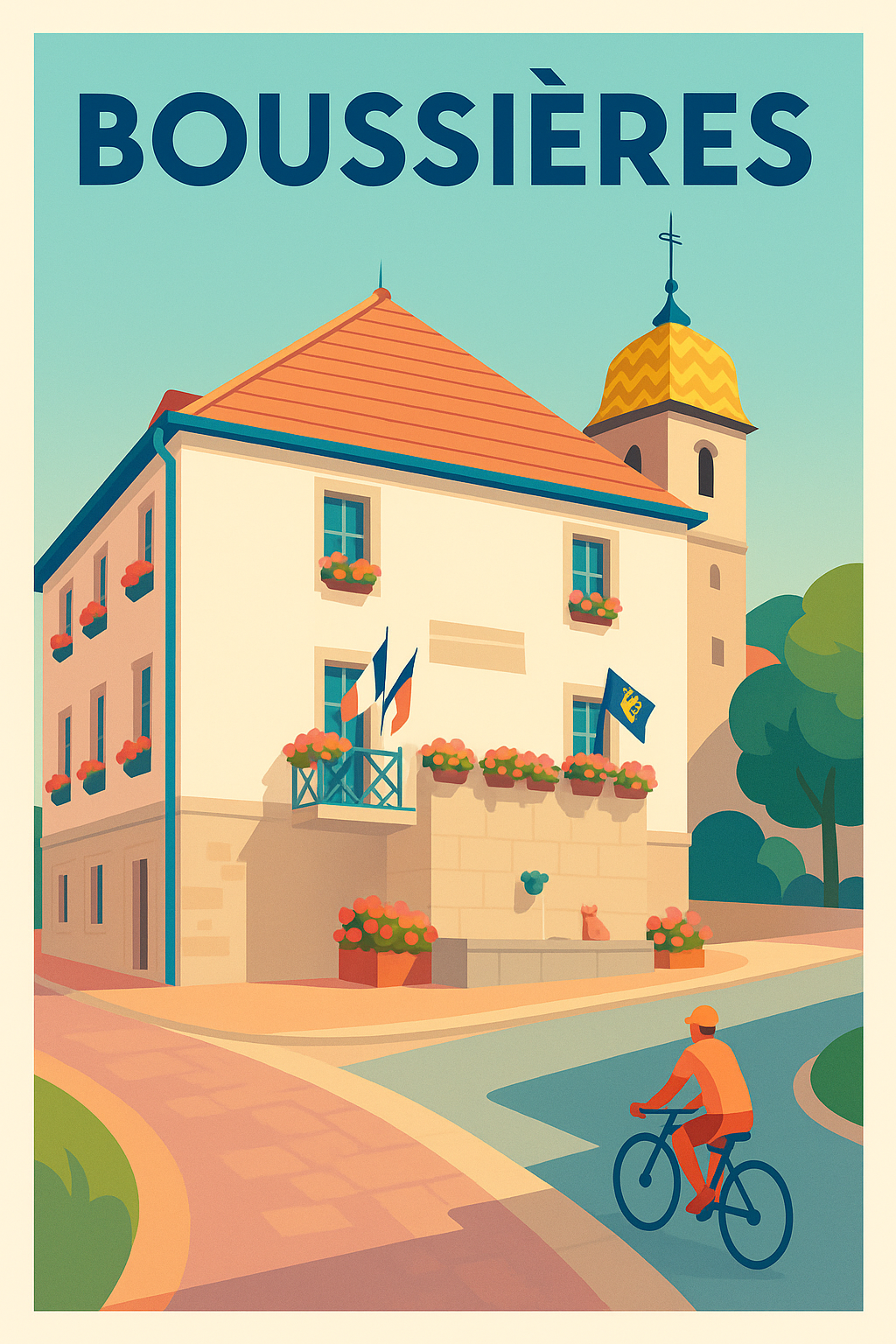 Affiche de Boussières - Charme intemporel au cœur du Doubs