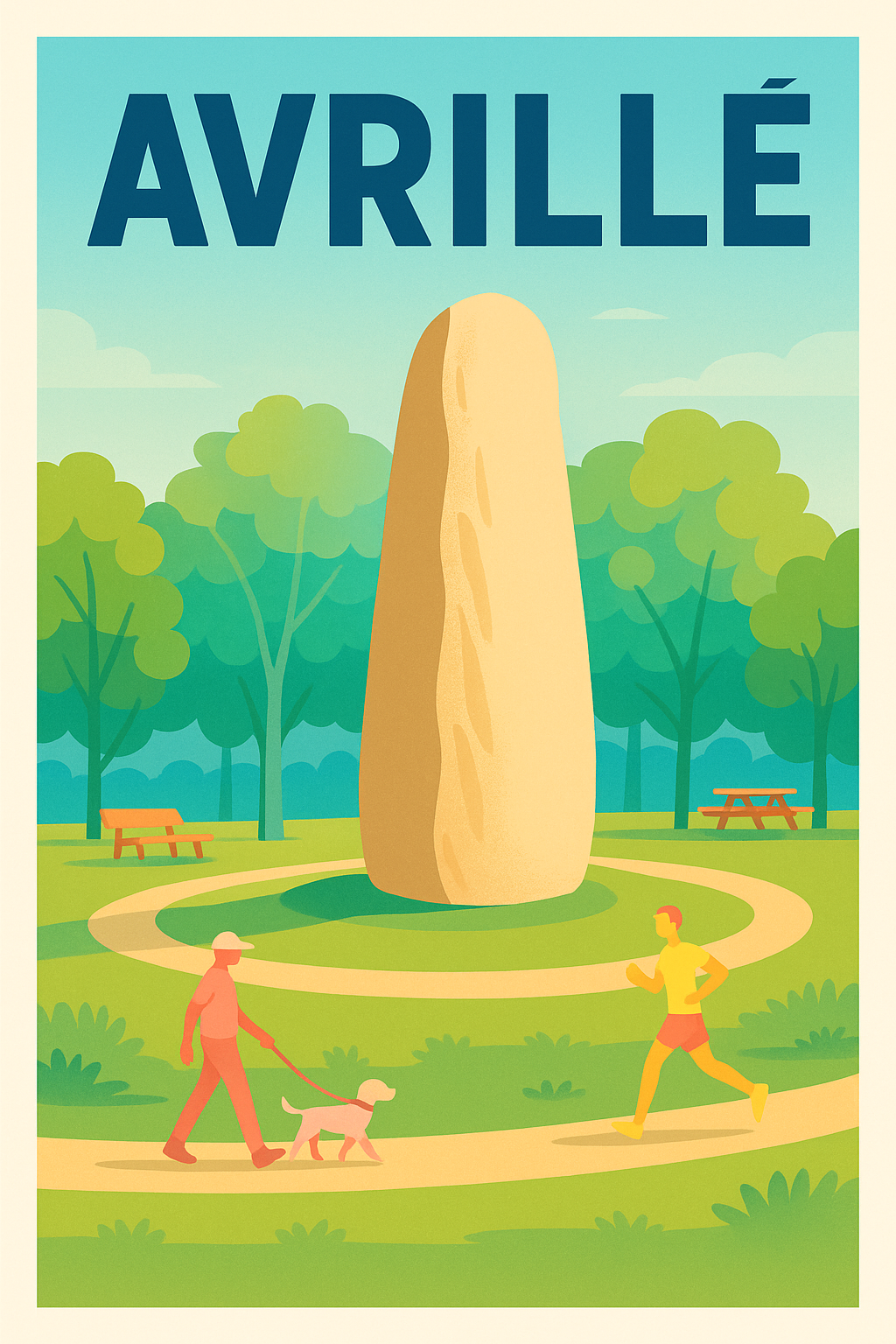 Affiche de Avrillé - Le charme naturel au cœur du parc