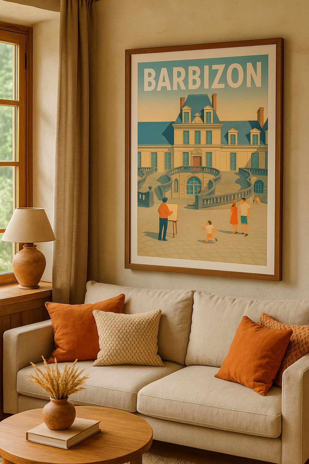 Mise en situation Affiche de Barbizon - L'art au cœur de la nature