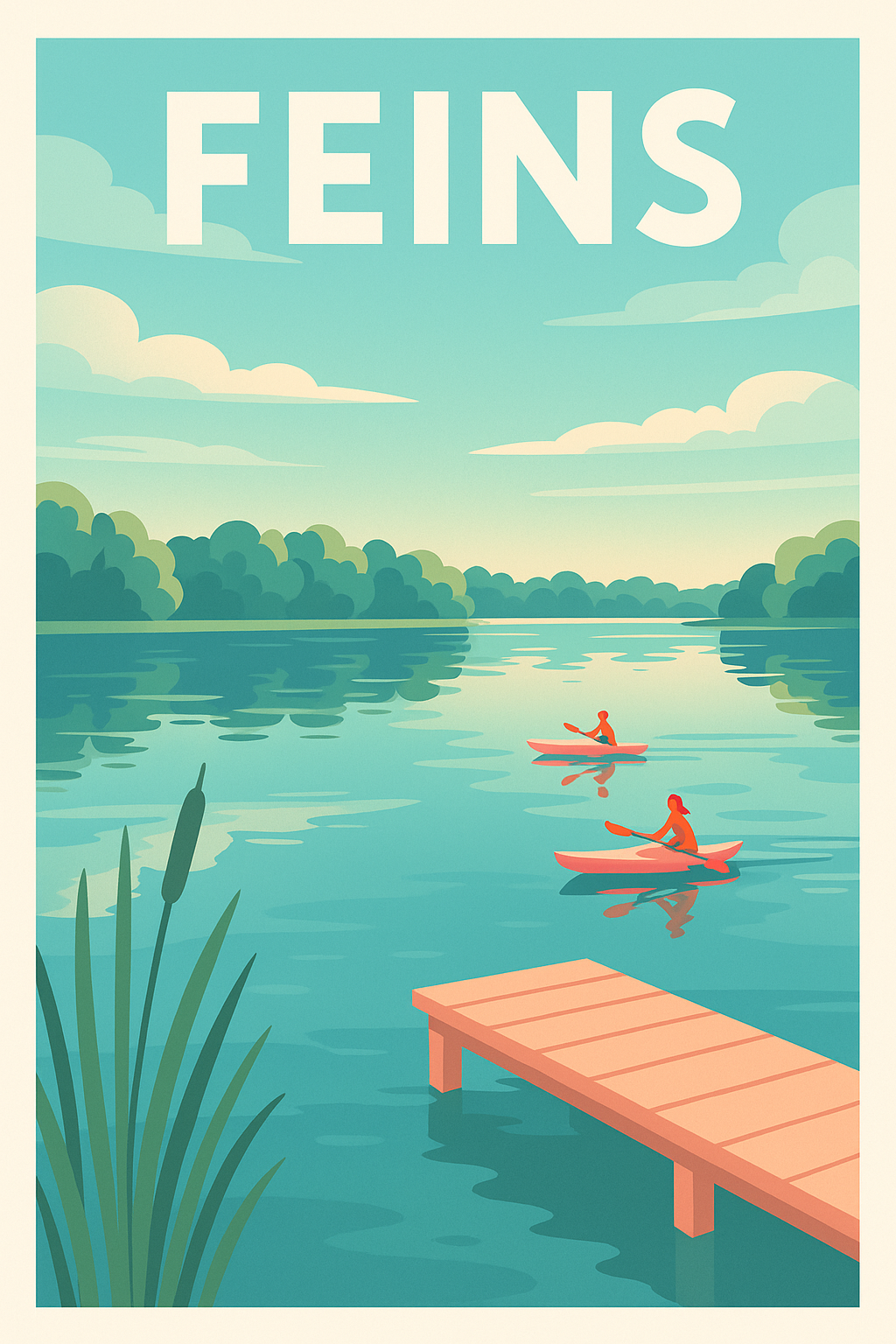 Affiche de Feins - Tranquillité au fil de l'eau