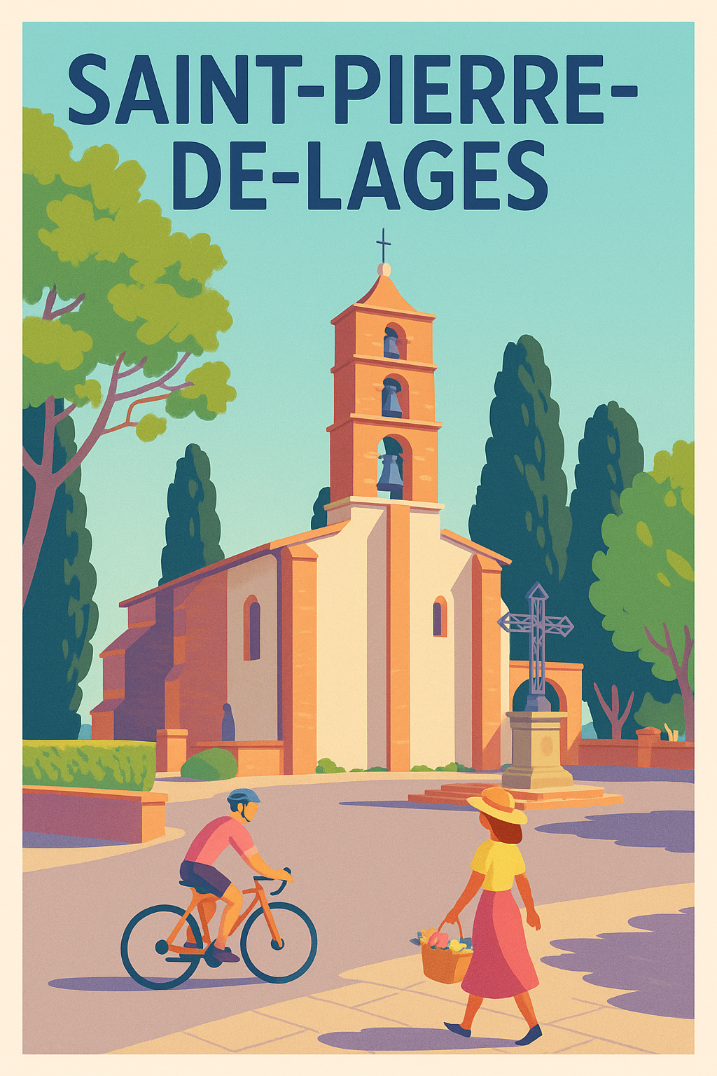 Affiche de Saint-Pierre-de-Lages - Charme et sérénité au cœur du village
