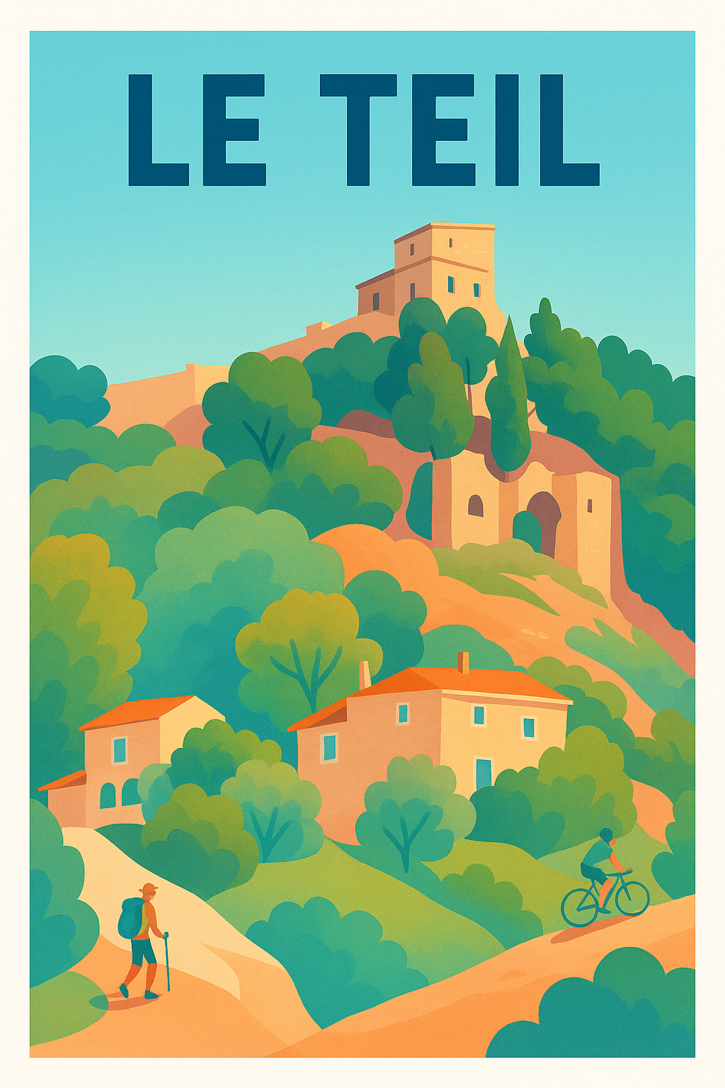 Affiche de Le Teil - Charme et nature au cœur de l'Ardèche