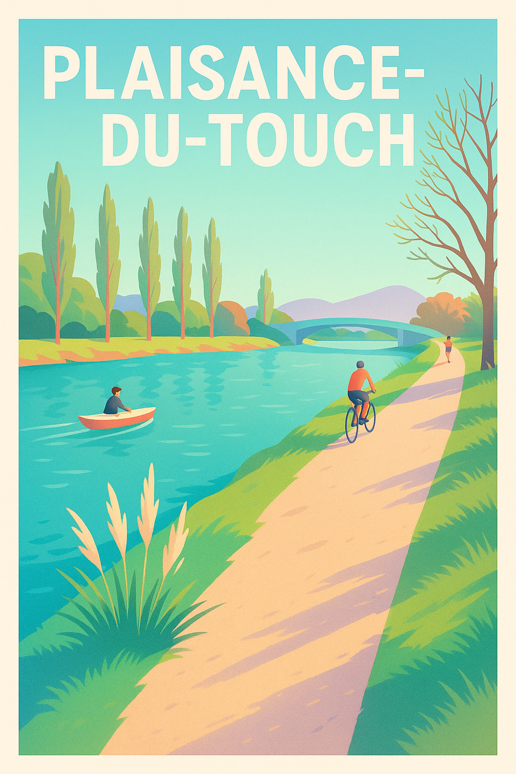 Affiche de Plaisance-du-Touch - Douceur au fil de l'eau