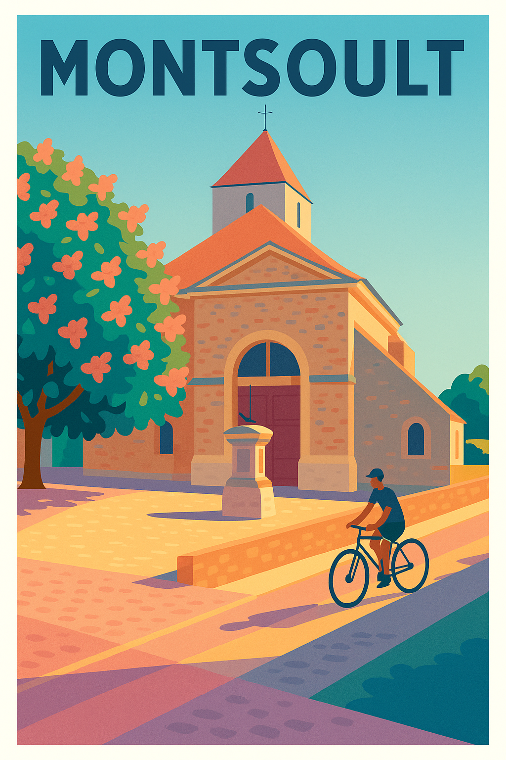 Affiche de Montsoult - Charme et Sérénité à Vélo