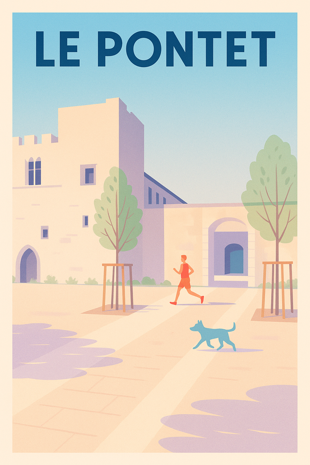 Affiche de Le Pontet - Ambiance paisible et ensoleillée