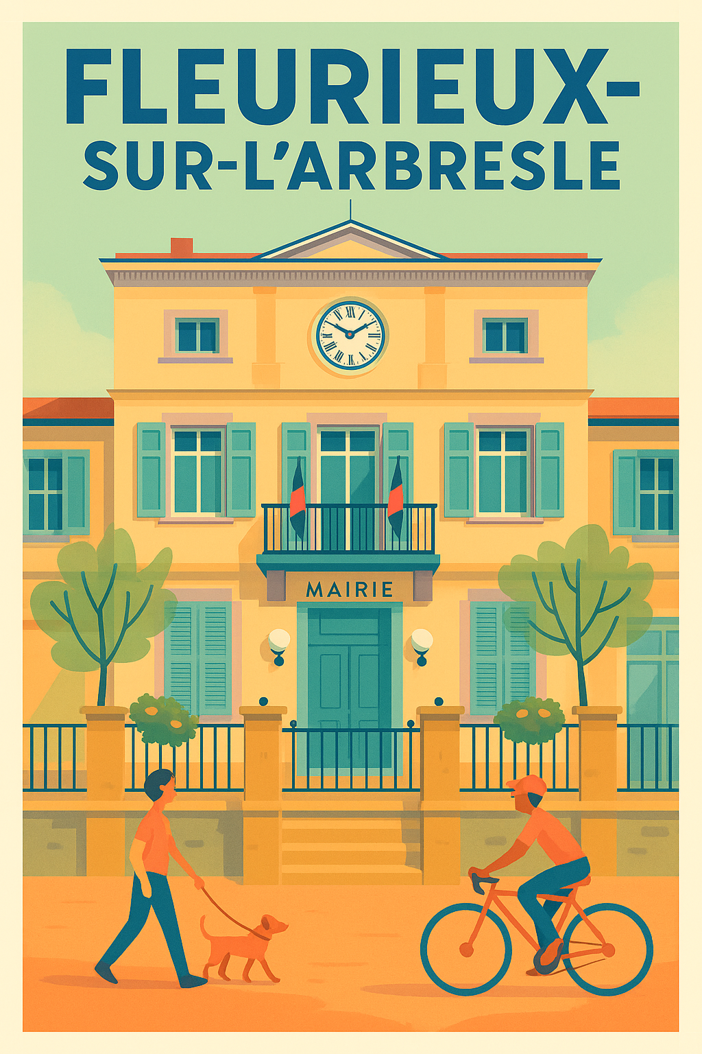 Affiche de Fleurieux-sur-l'Arbresle - Charme et quiétude au cœur de la mairie