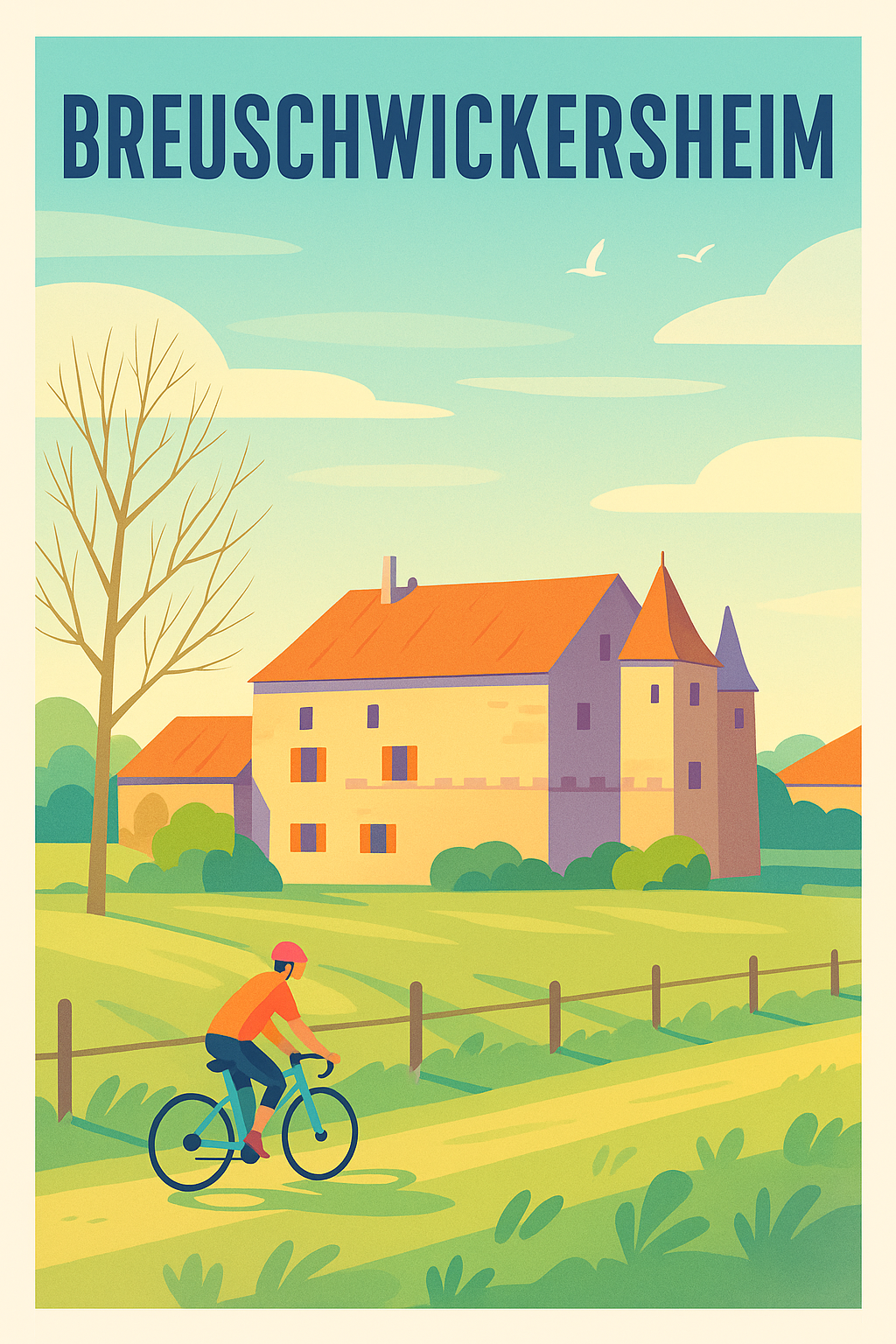 Affiche de Breuschwickersheim - Charme champêtre et douceur de vie