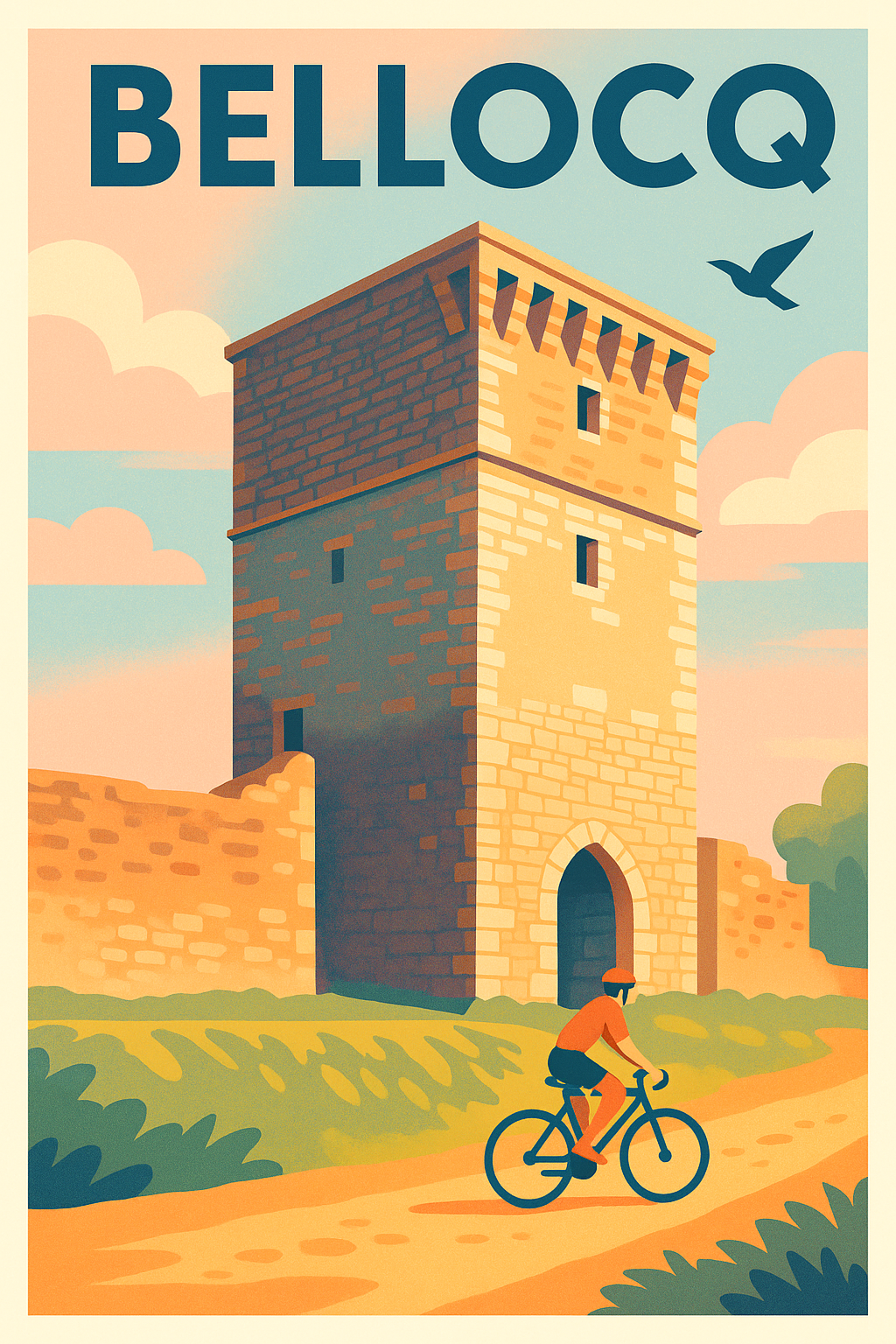 Affiche de Bellocq - À la découverte de son patrimoine emblématique