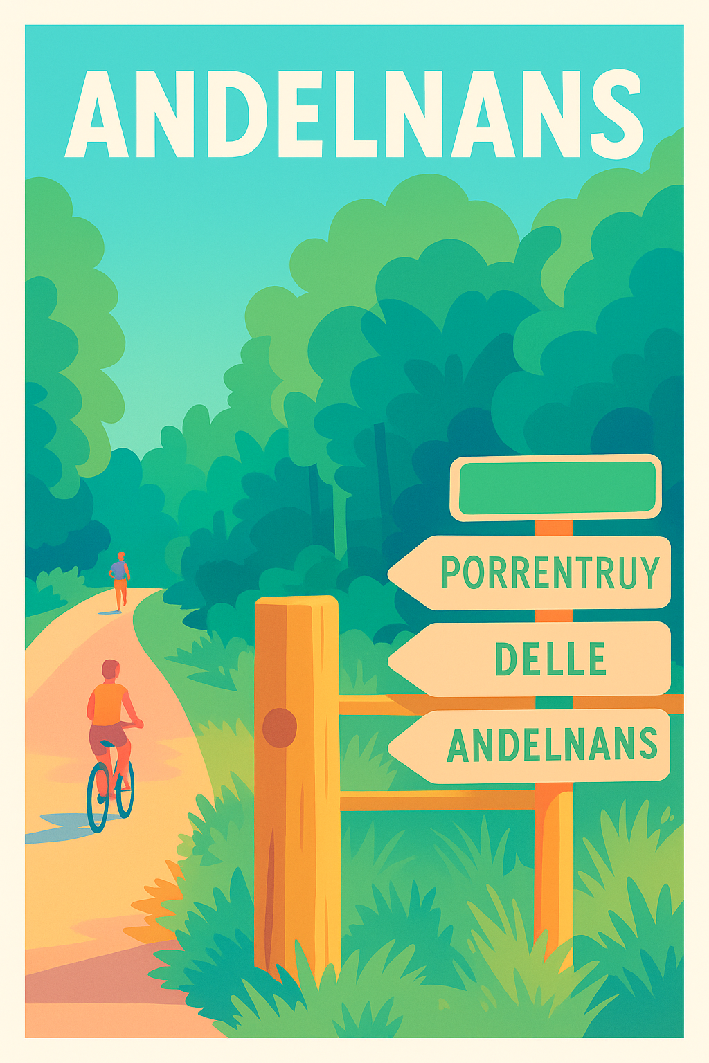 Affiche de Andelnans - Escapade nature et balades apaisantes