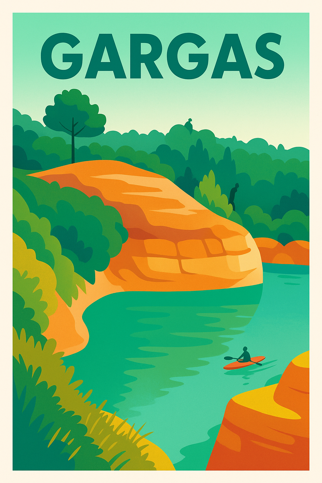 Affiche de Gargas - Nature et sérénité en Provence