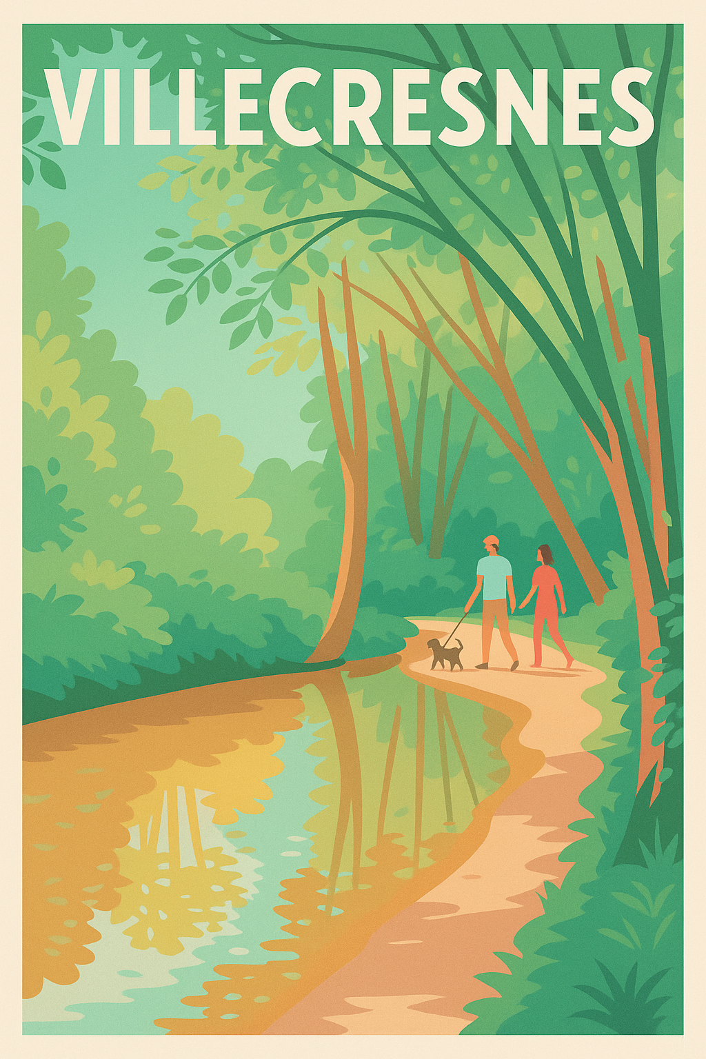 Affiche de Villecresnes - Promenade apaisante au bord de l'eau