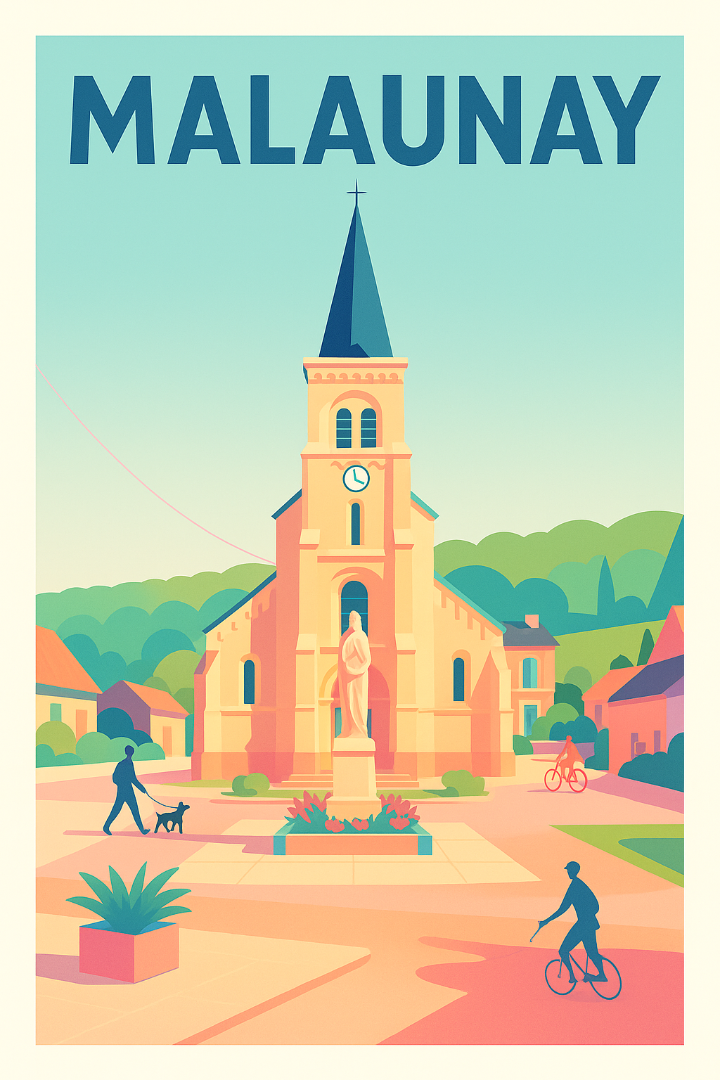 Affiche de Malaunay - Charme paisible au cœur du village