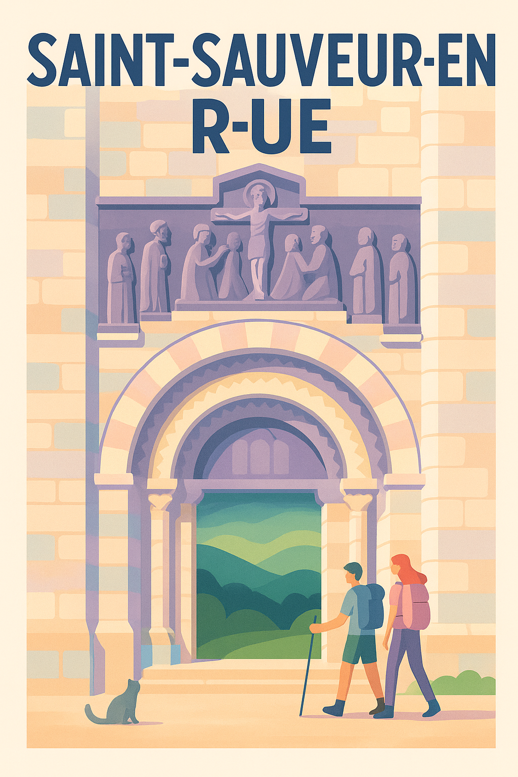 Affiche de Saint-Sauveur-en-Rue - Porte d’entrée vers les Monts du Pilat