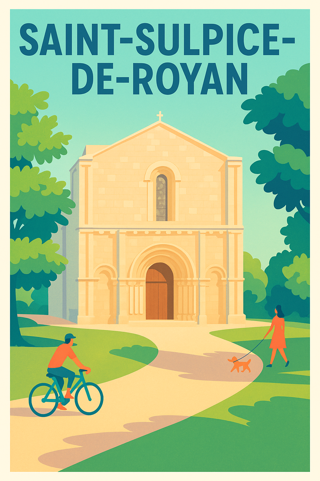 Affiche de Saint-Sulpice-de-Royan - Un havre de sérénité historique