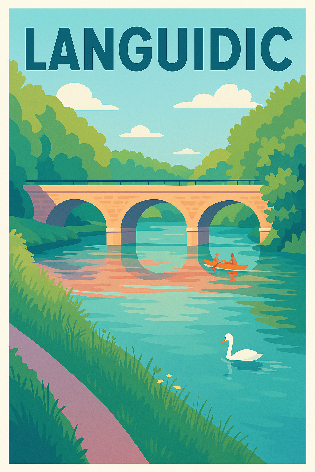 Affiche de Languidic - Sérénité au fil de l'eau