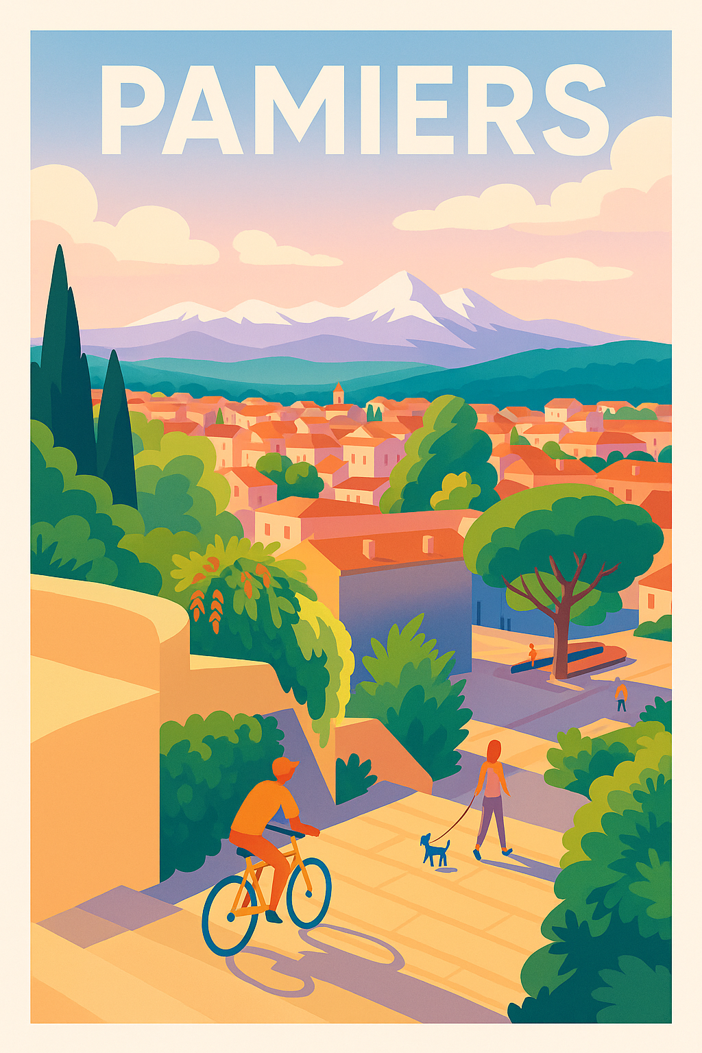 Affiche de Pamiers - Évasion Provençale en Douceur