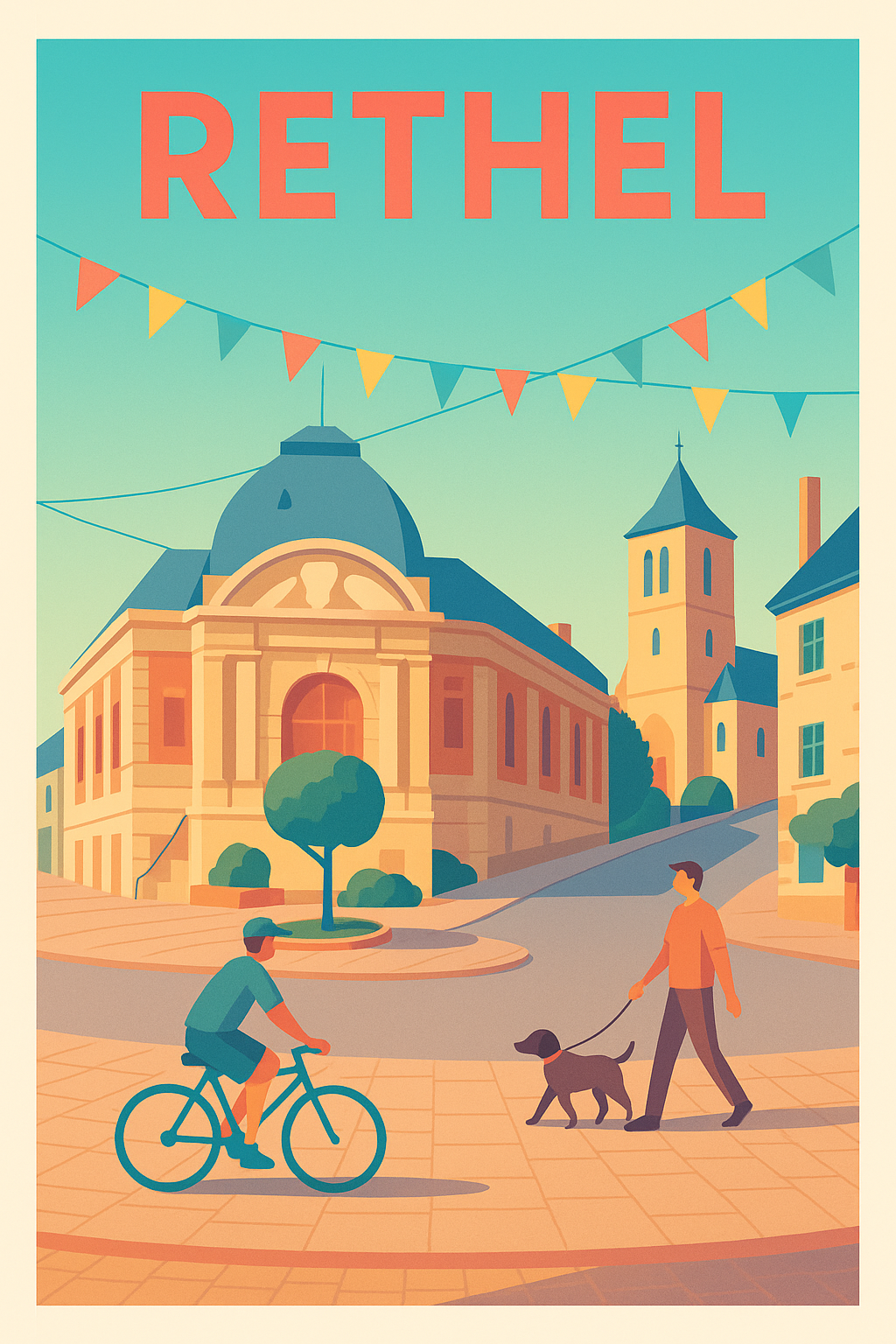 Affiche de Rethel - Charme et douceur de vie au cœur de la ville
