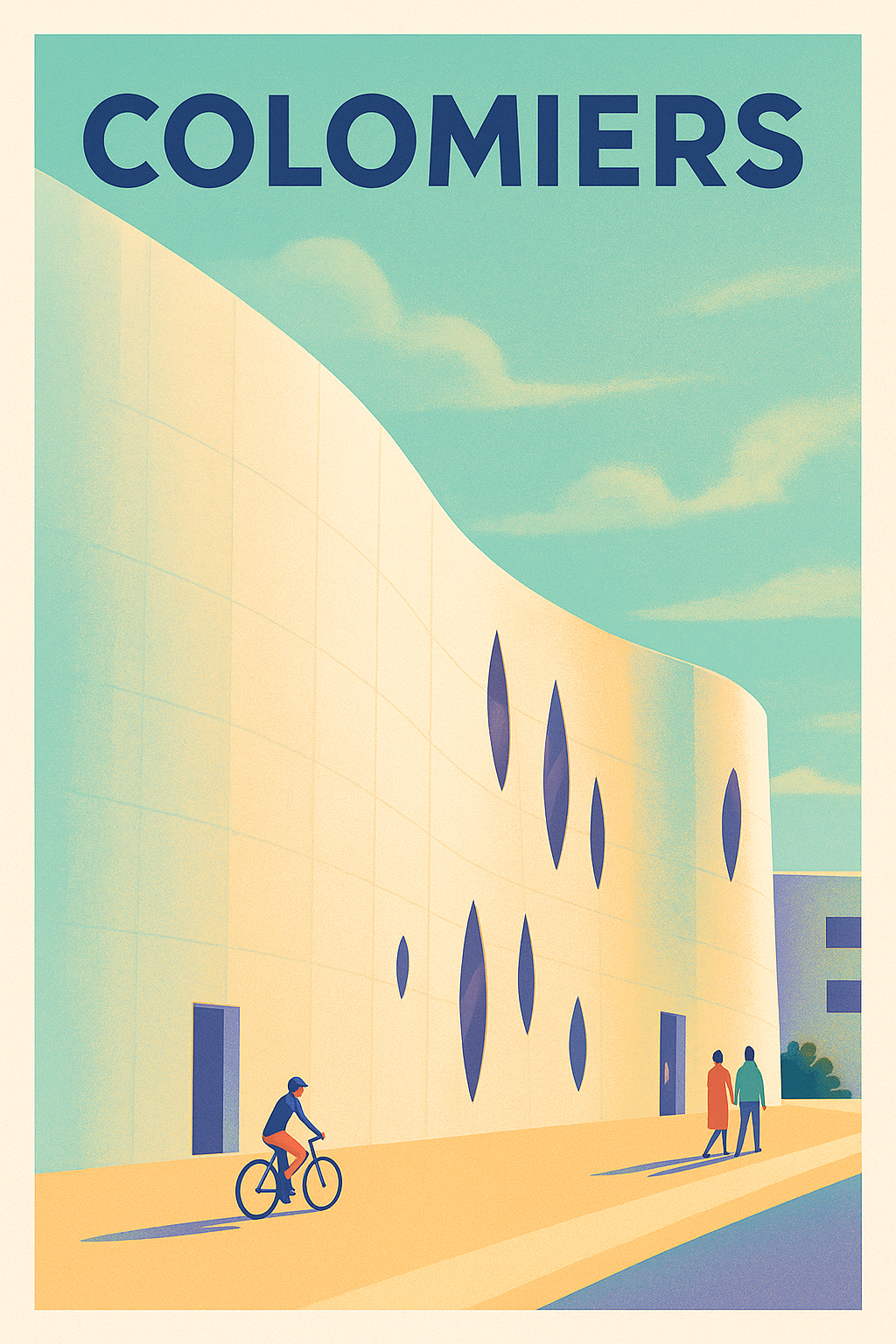 Affiche Colomiers — Architecture et douceur de vivre · poster d'art de Colomiers