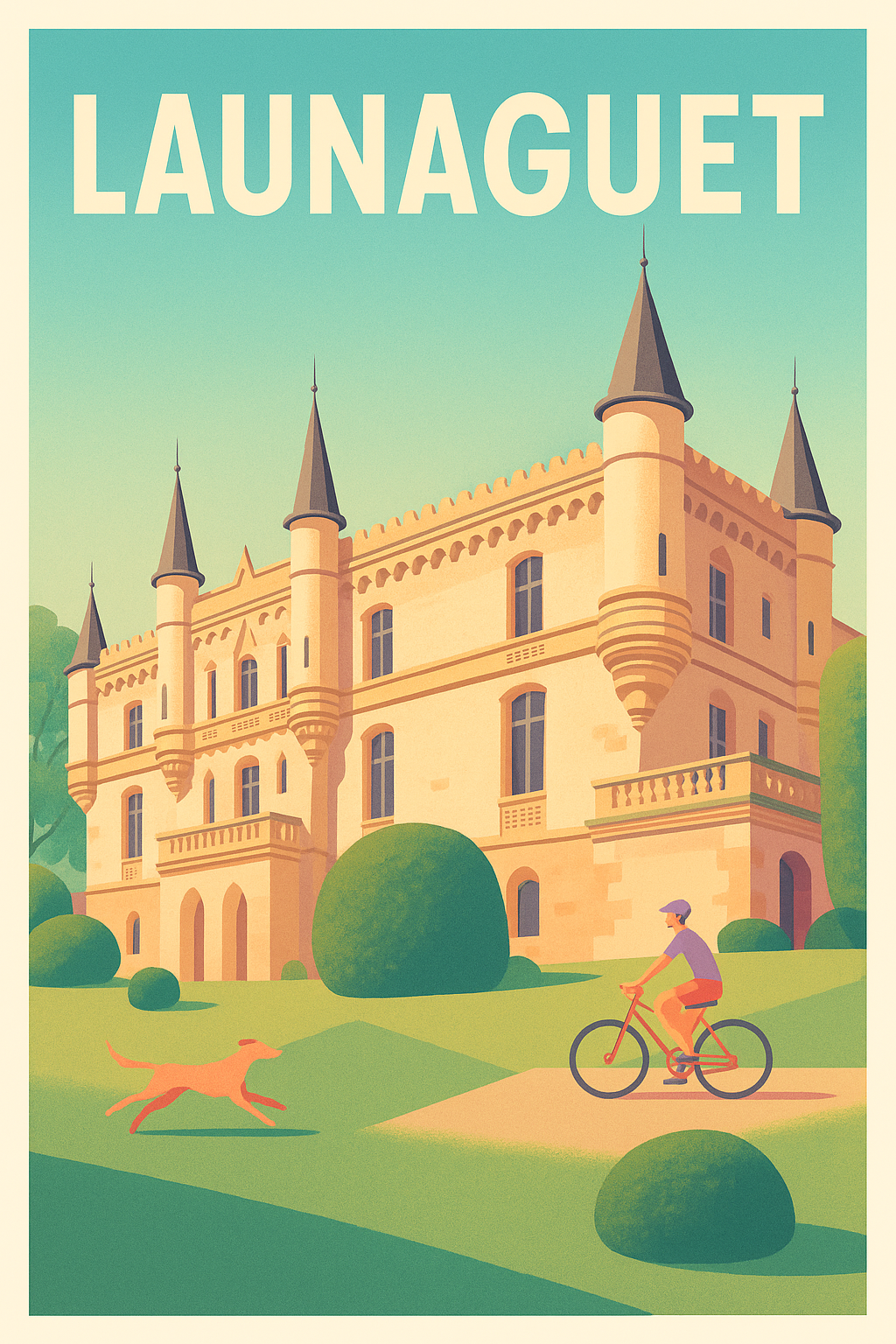 Affiche de Launaguet - Charme et sérénité au château