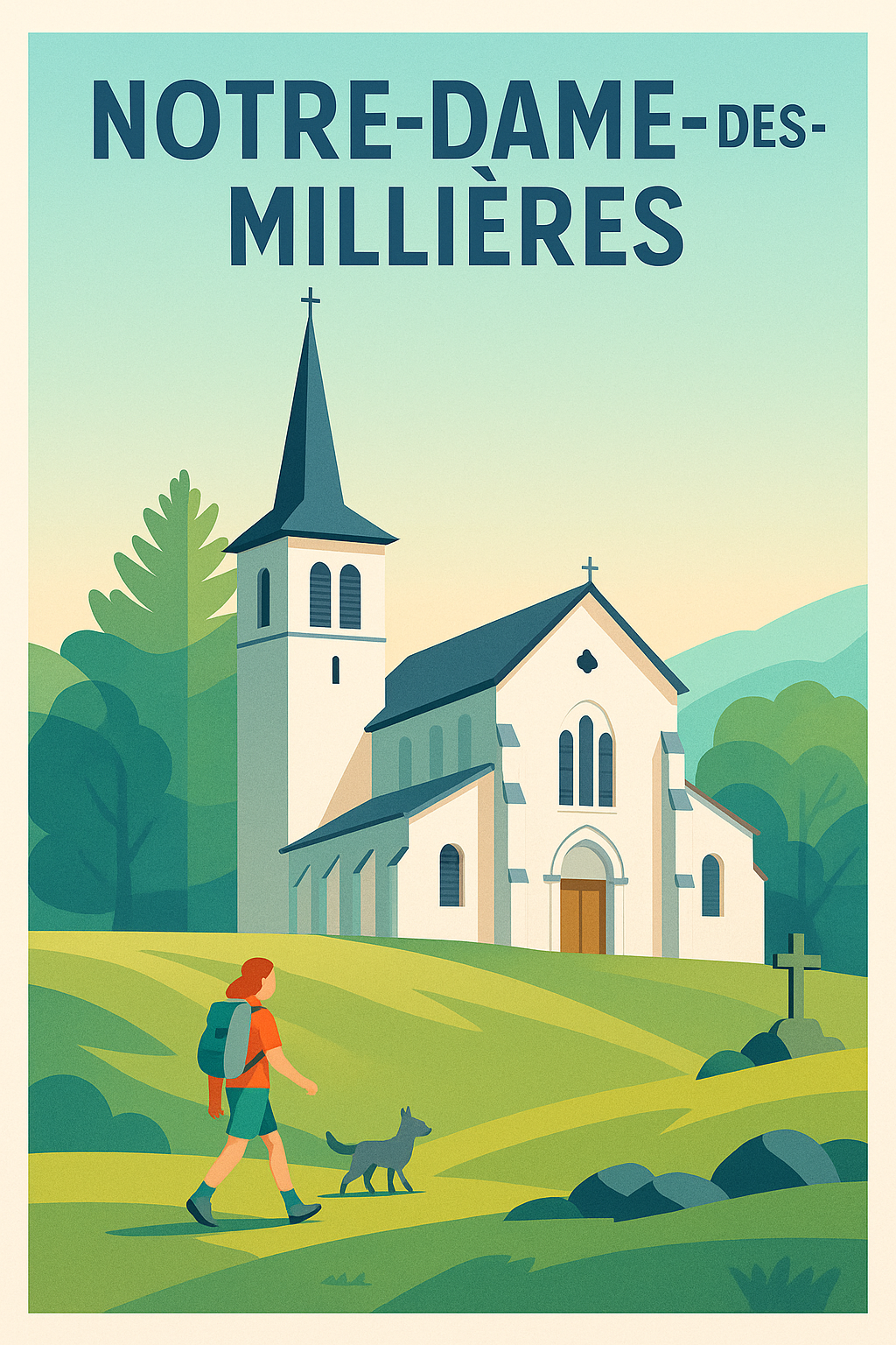 Affiche de Notre-Dame-des-Millières - Évasion paisible au cœur de la nature