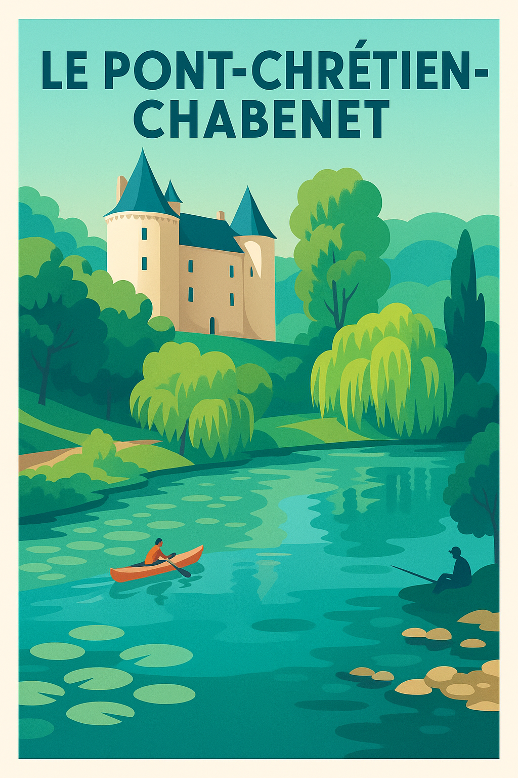 Affiche de Le Pont-Chrétien-Chabenet - Un havre de paix au fil de l'eau