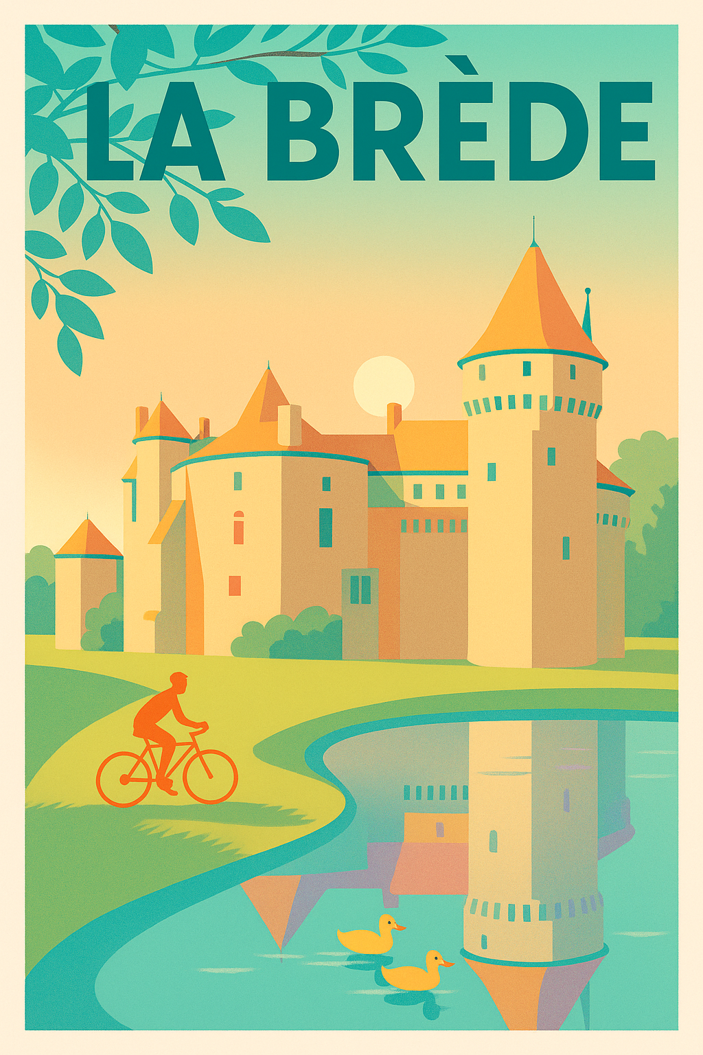 Affiche de La Brède - Authentique douceur bordelaise