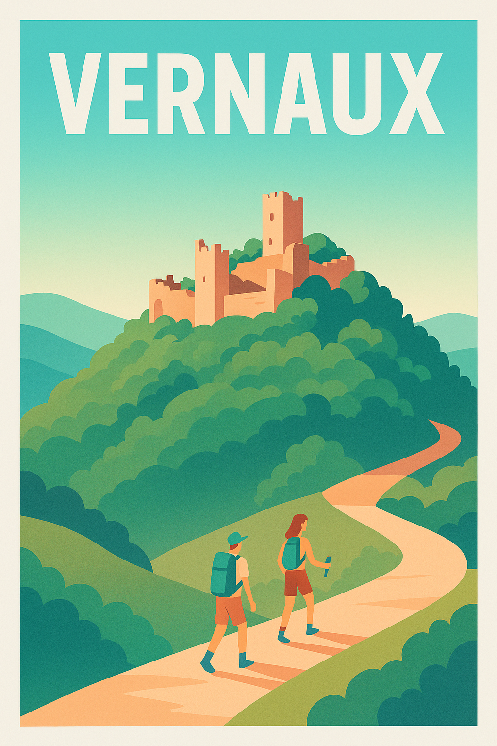 Affiche de Vernaux - Escapade nature et patrimoine