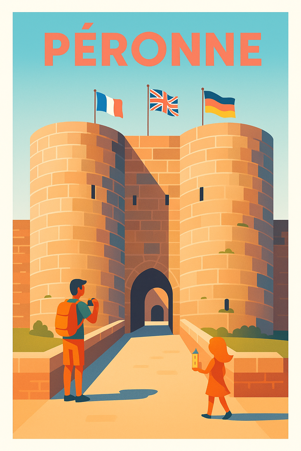 Affiche de Péronne - À la découverte de son histoire fortifiée