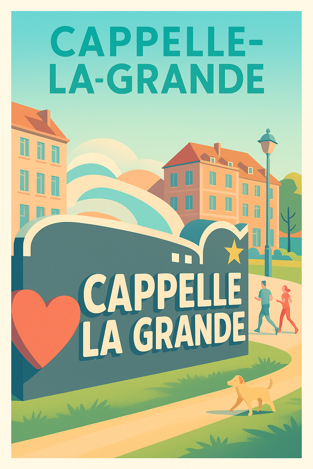 Affiche de Cappelle-la-Grande - L'art de vivre en douceur