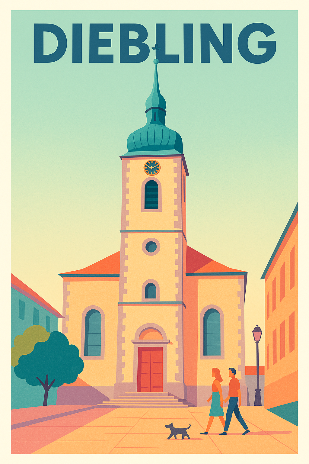 Affiche de Diebling - Charme et sérénité au cœur de la ville